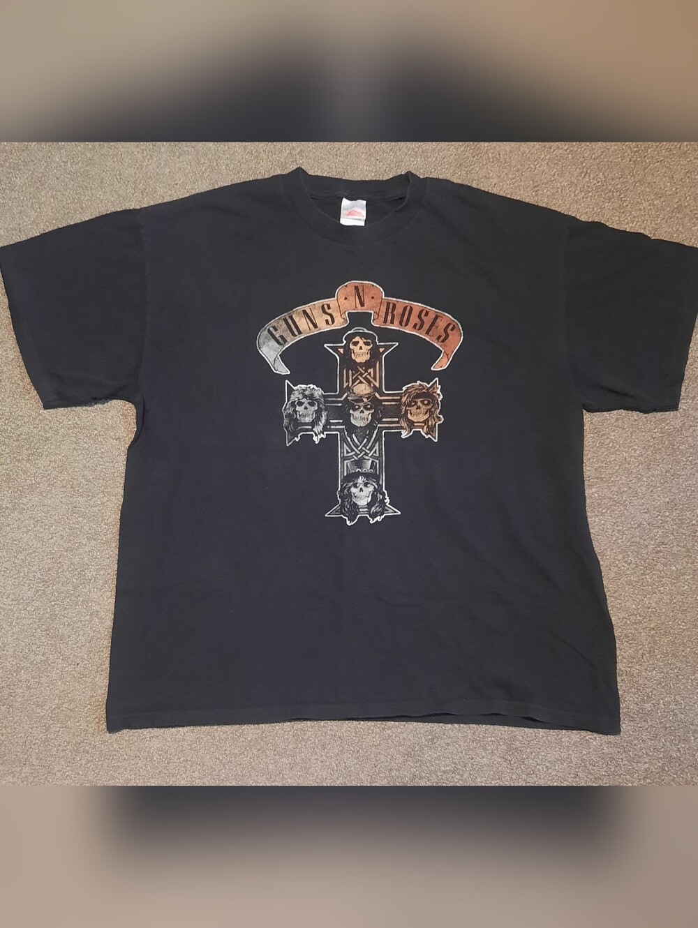 Vintage Y2K Guns N Roses Appetite For Destruction Shirt XL Tennessee River Tag